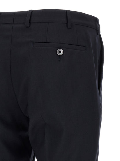 Black Wool Two-Piece Suit