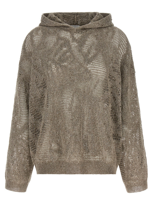 Brown Linen Cardigan