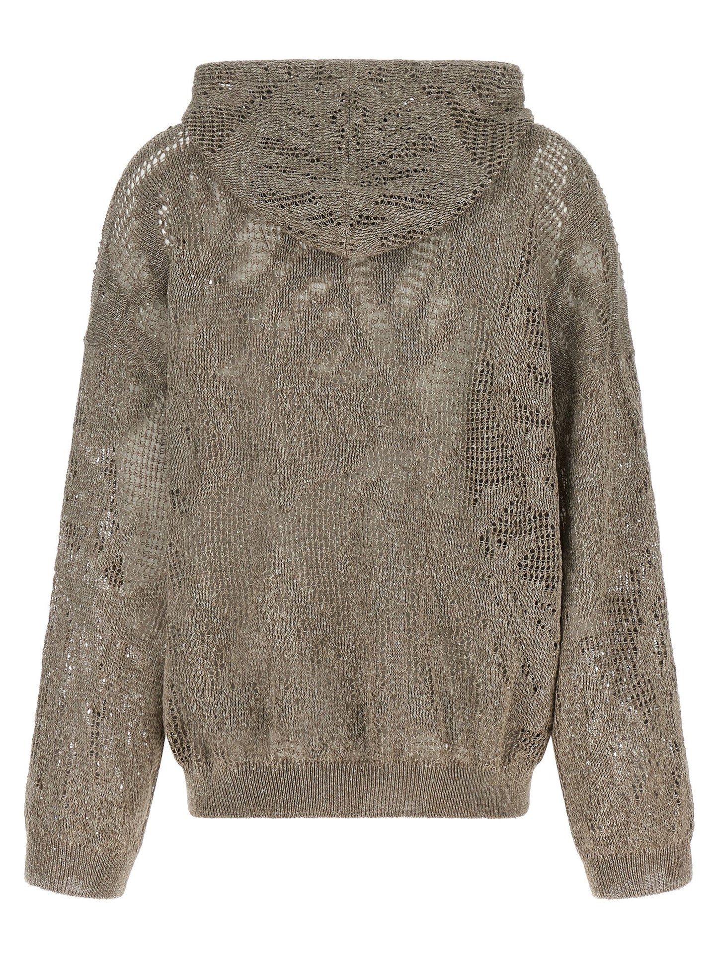 Brown Linen Cardigan