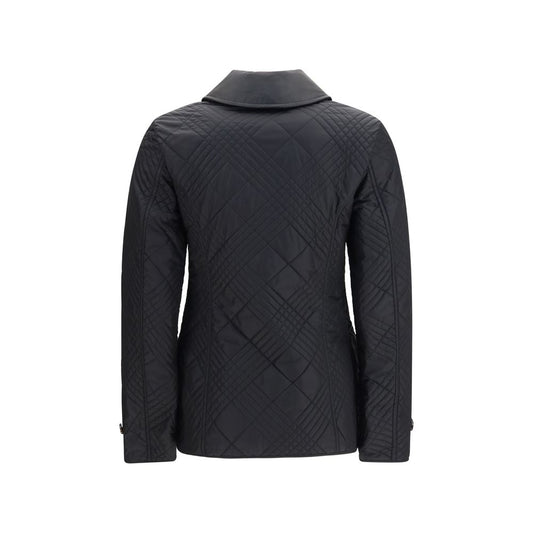 Black Polyamide Full-Length Jacket