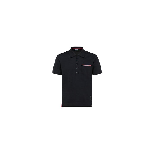 Gray Cotton Polo Shirt