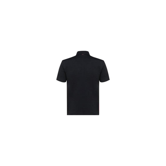 Gray Cotton Polo Shirt