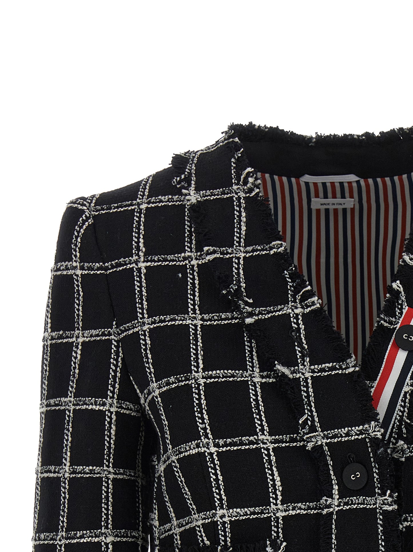 Multicolor Cotton Blazer