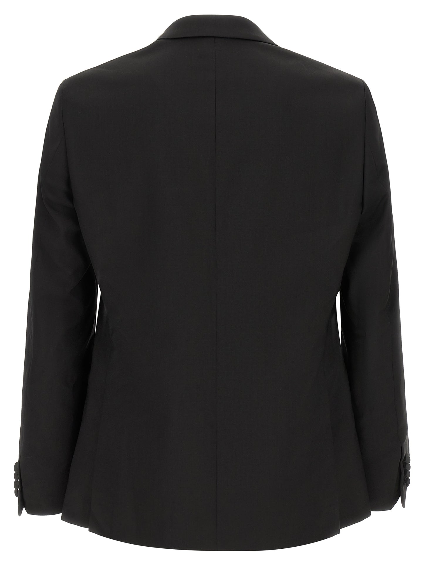 Black Wool Two-Piece Suit