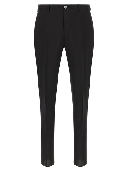 Black Wool Two-Piece Suit