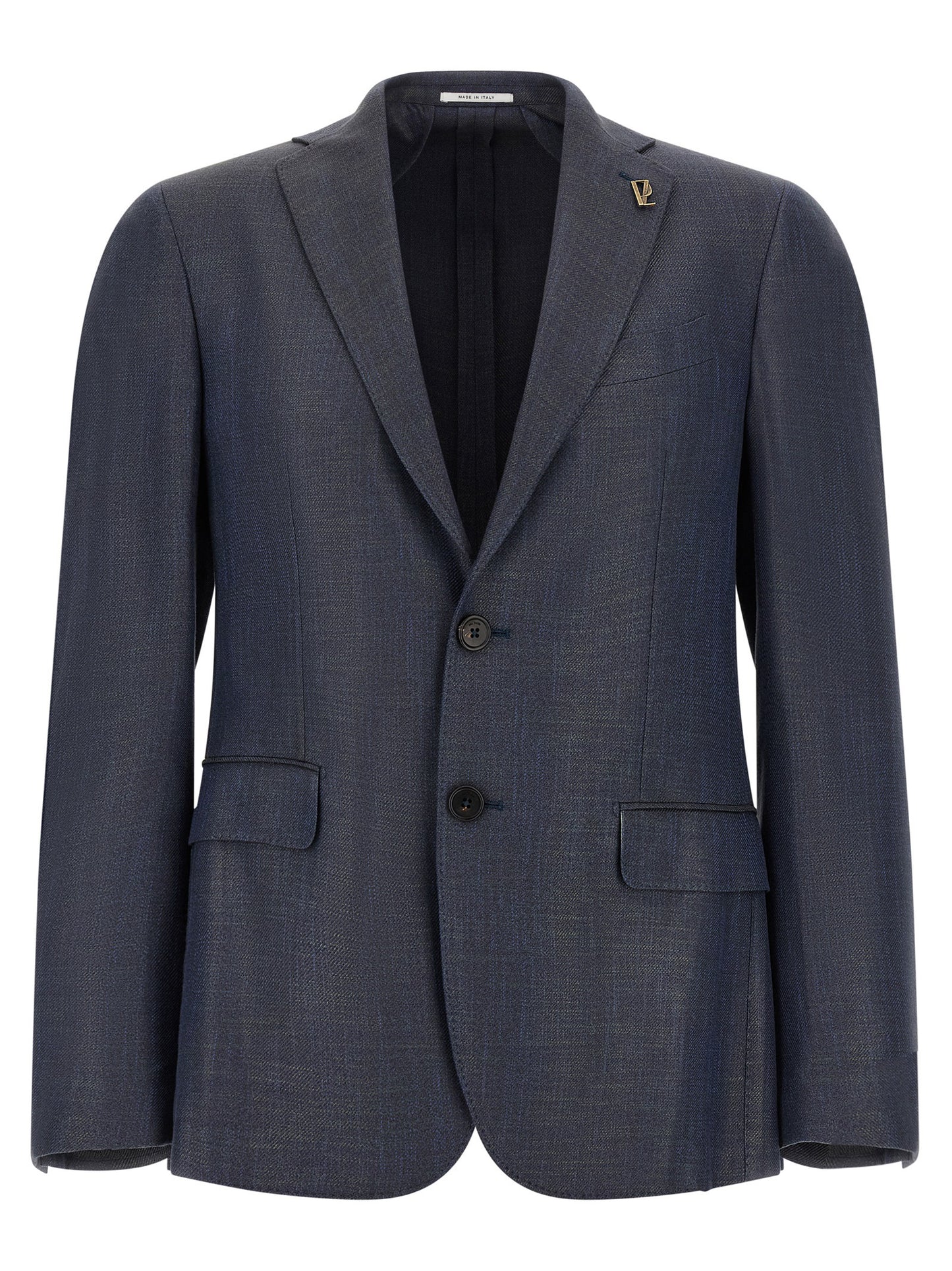 Blue Viscose Blazer