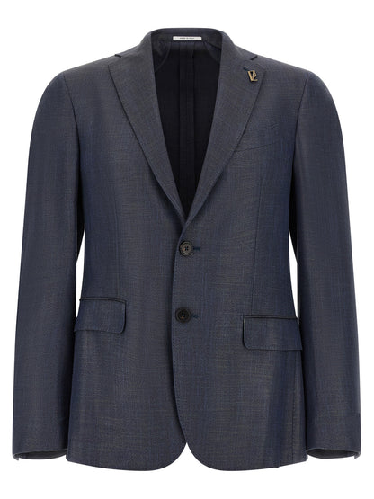 Blue Viscose Blazer