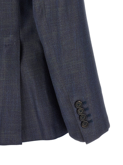 Blue Viscose Blazer