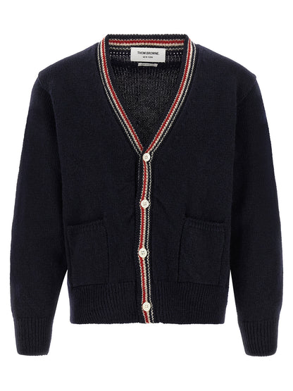 Blue Wool Cardigan