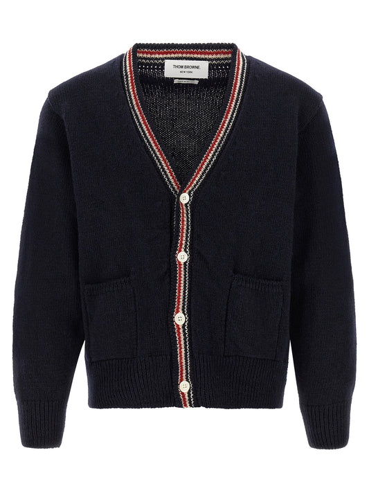 Blue Wool Cardigan