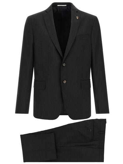 Gray Wool Two-Piece Suit