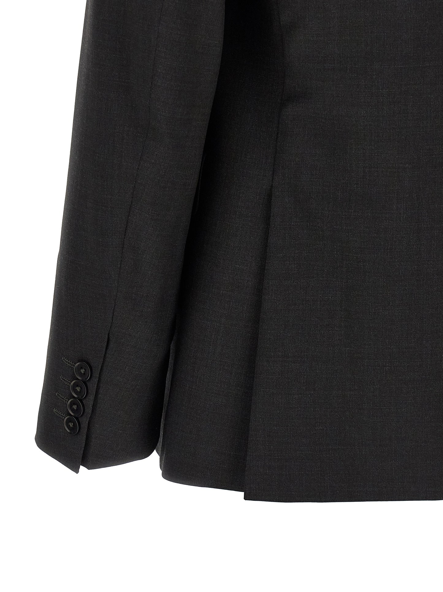 Gray Wool Two-Piece Suit