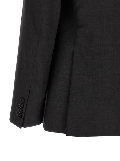 Gray Wool Two-Piece Suit