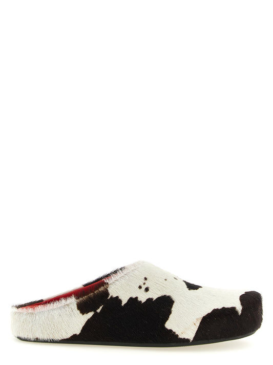 Multicolor Calfskin Clogs
