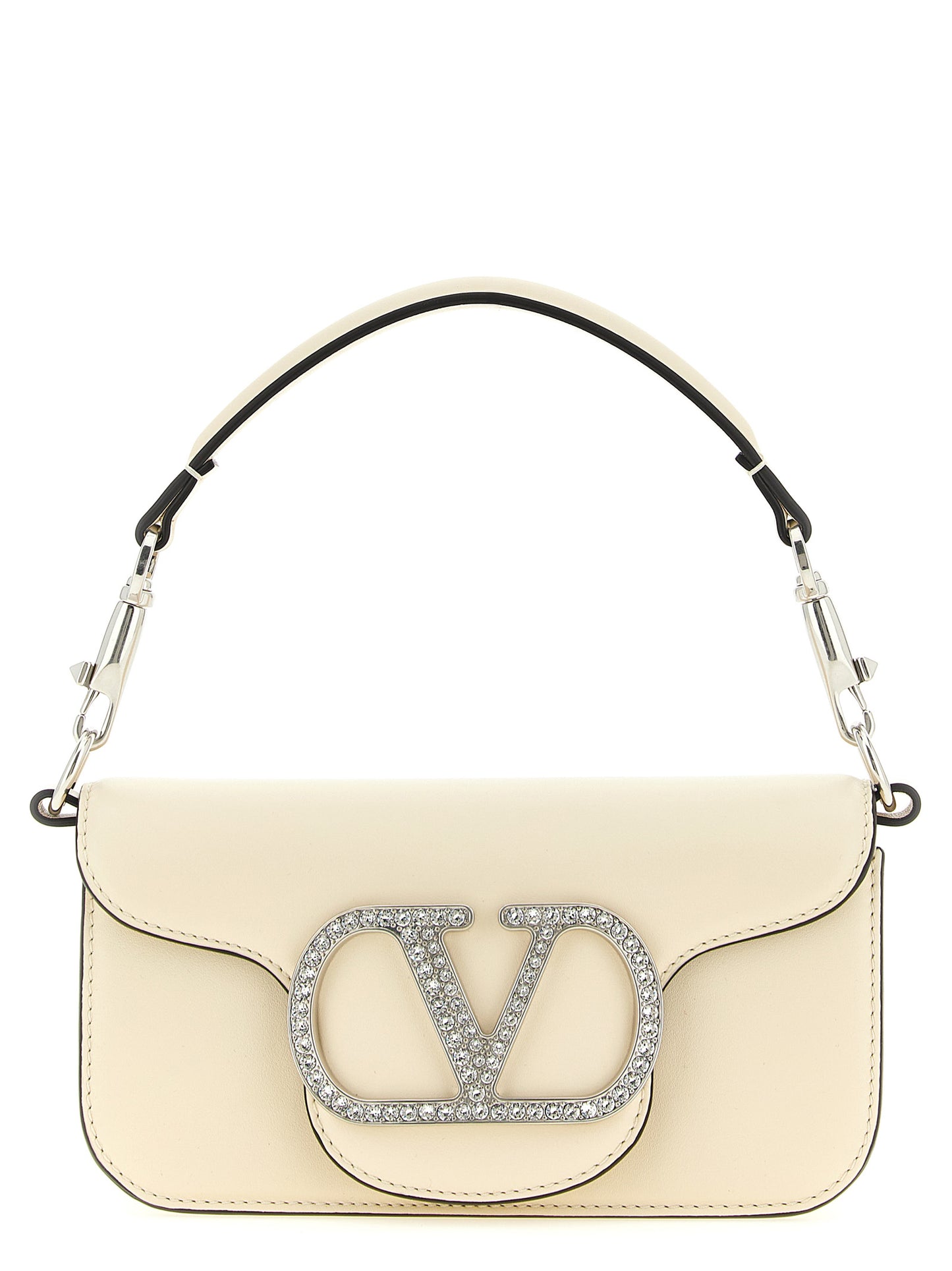 White Calfskin Shoulder Bag