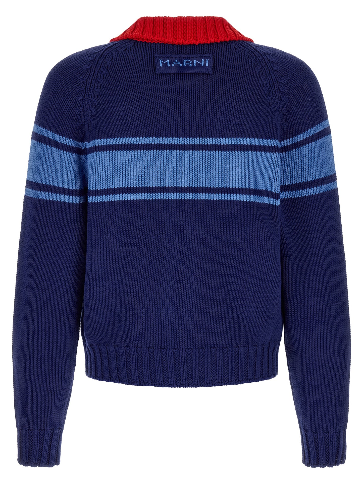Blue Cotton Cardigan