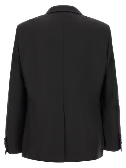 Black Virgin Wool Two-Piece Suit