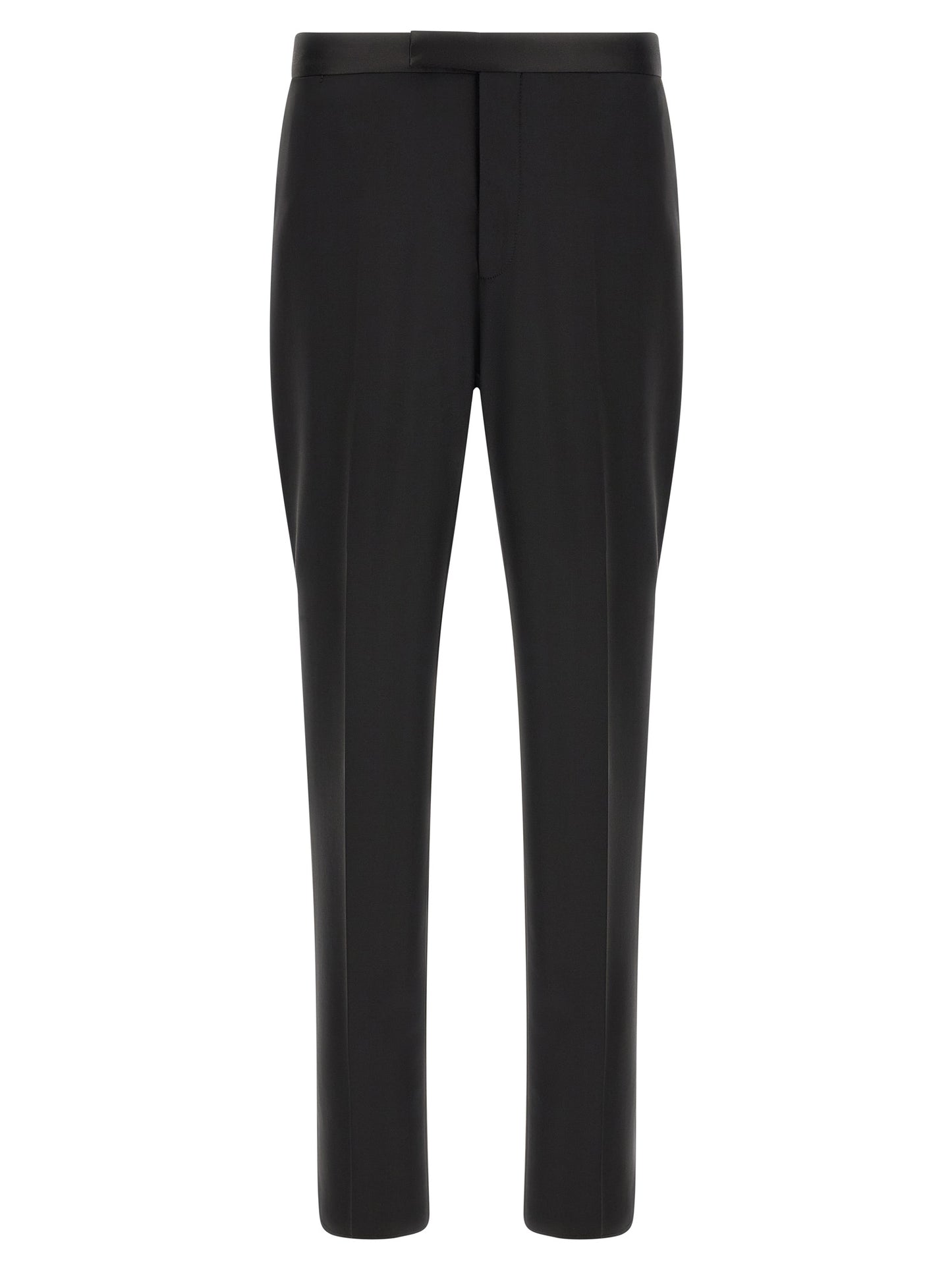 Black Virgin Wool Two-Piece Suit