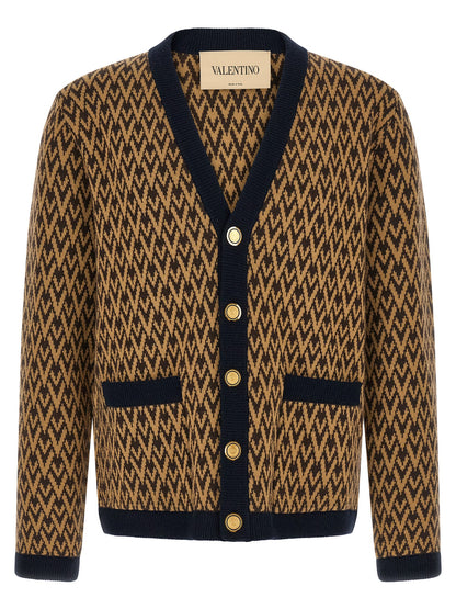 Multicolor Cashmere Cardigan