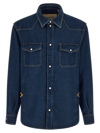 Blue Cotton Blouse
