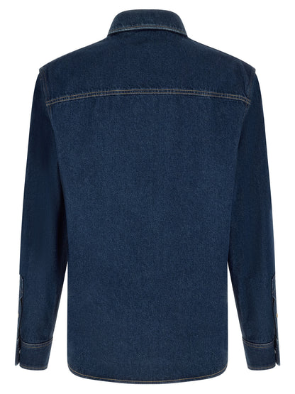 Blue Cotton Blouse
