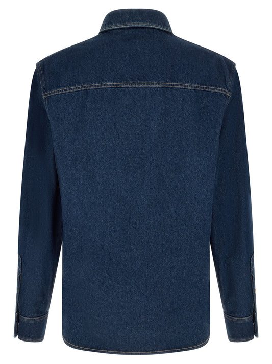 Blue Cotton Blouse