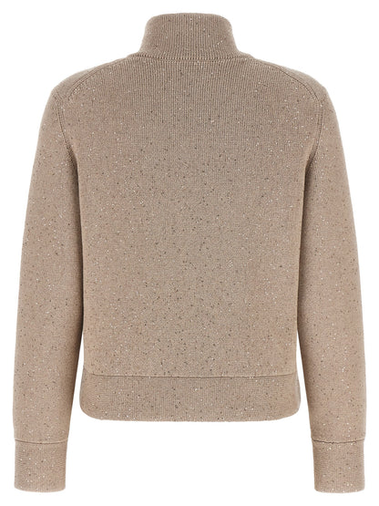 Beige Cotton Cardigan
