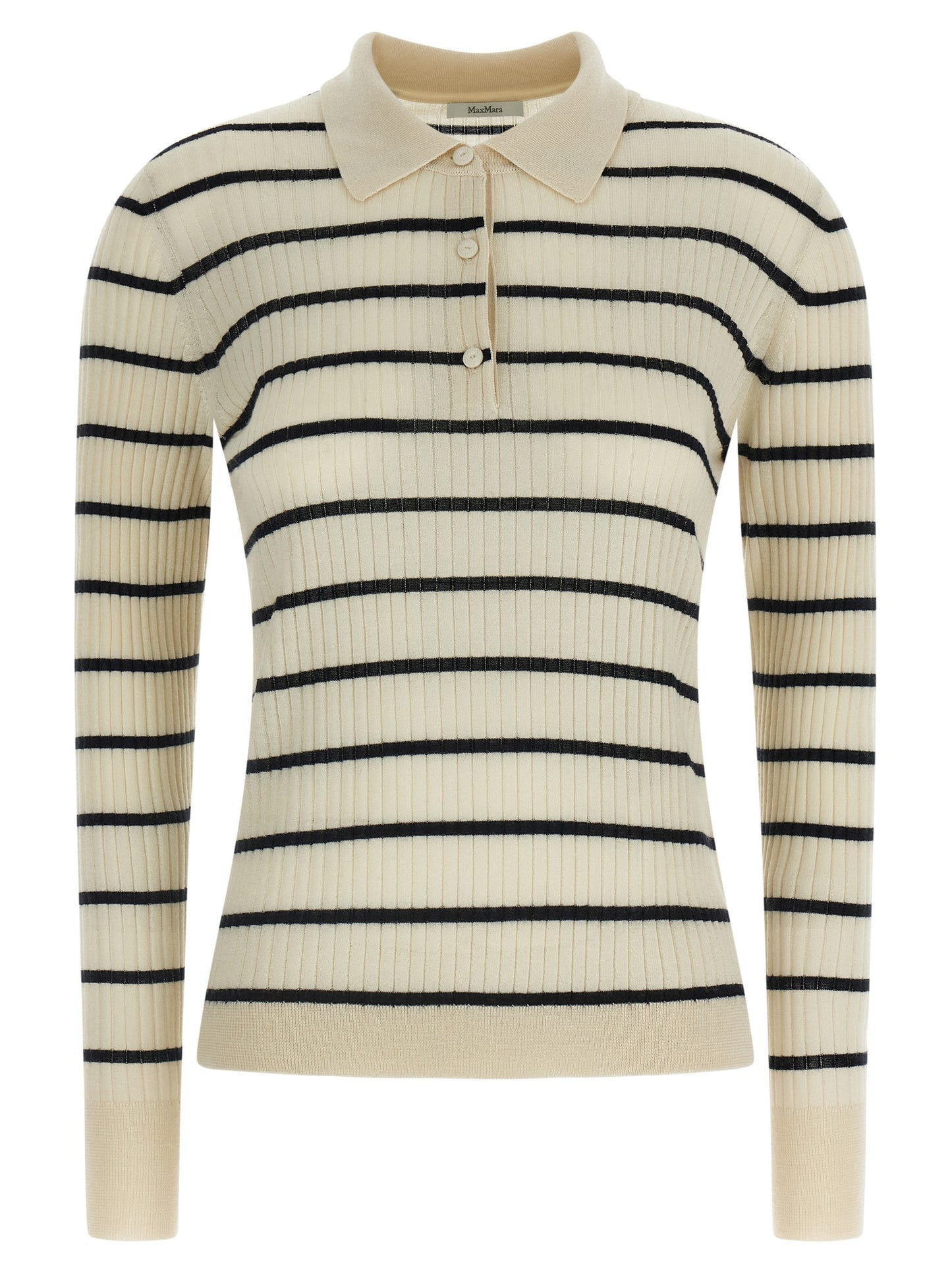 Blue Cashmere Polo Shirt