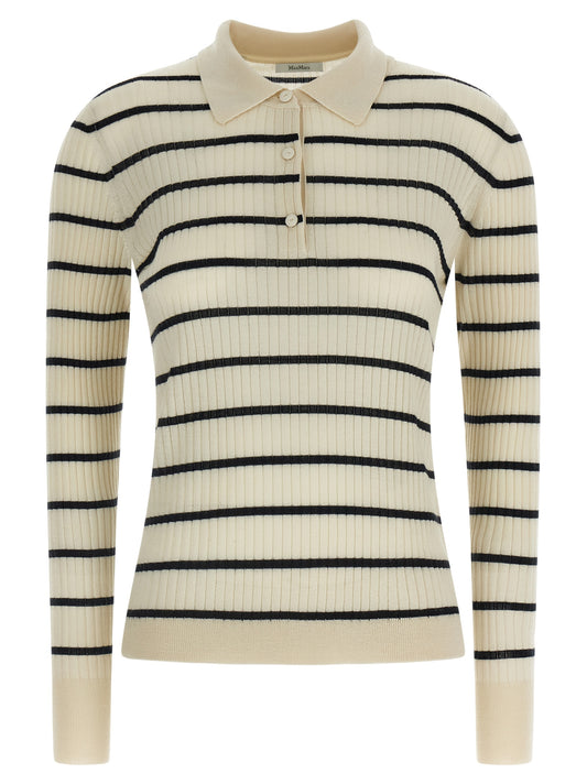 Blue Cashmere Polo Shirt