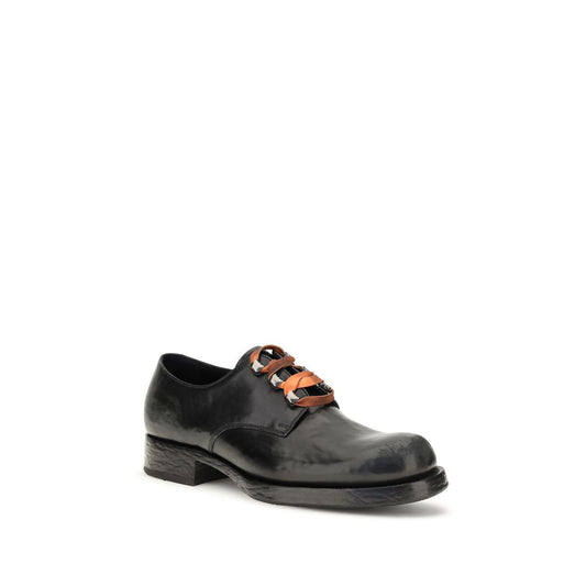Black Calf Leather Bos Taurus Oxfords And Derbies