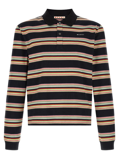 Multicolor Cotton Polo Shirt