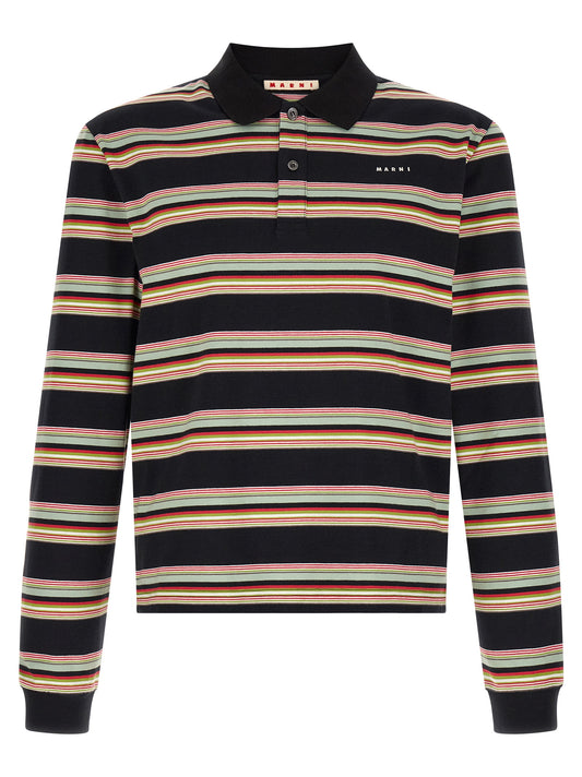Multicolor Cotton Polo Shirt