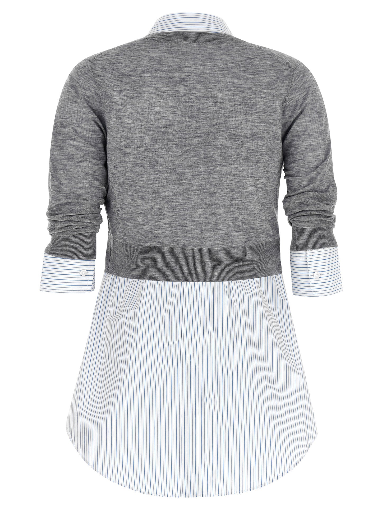Gray Wool Blouse