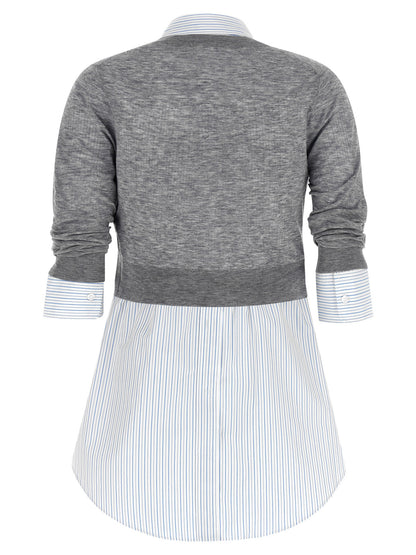 Gray Wool Blouse
