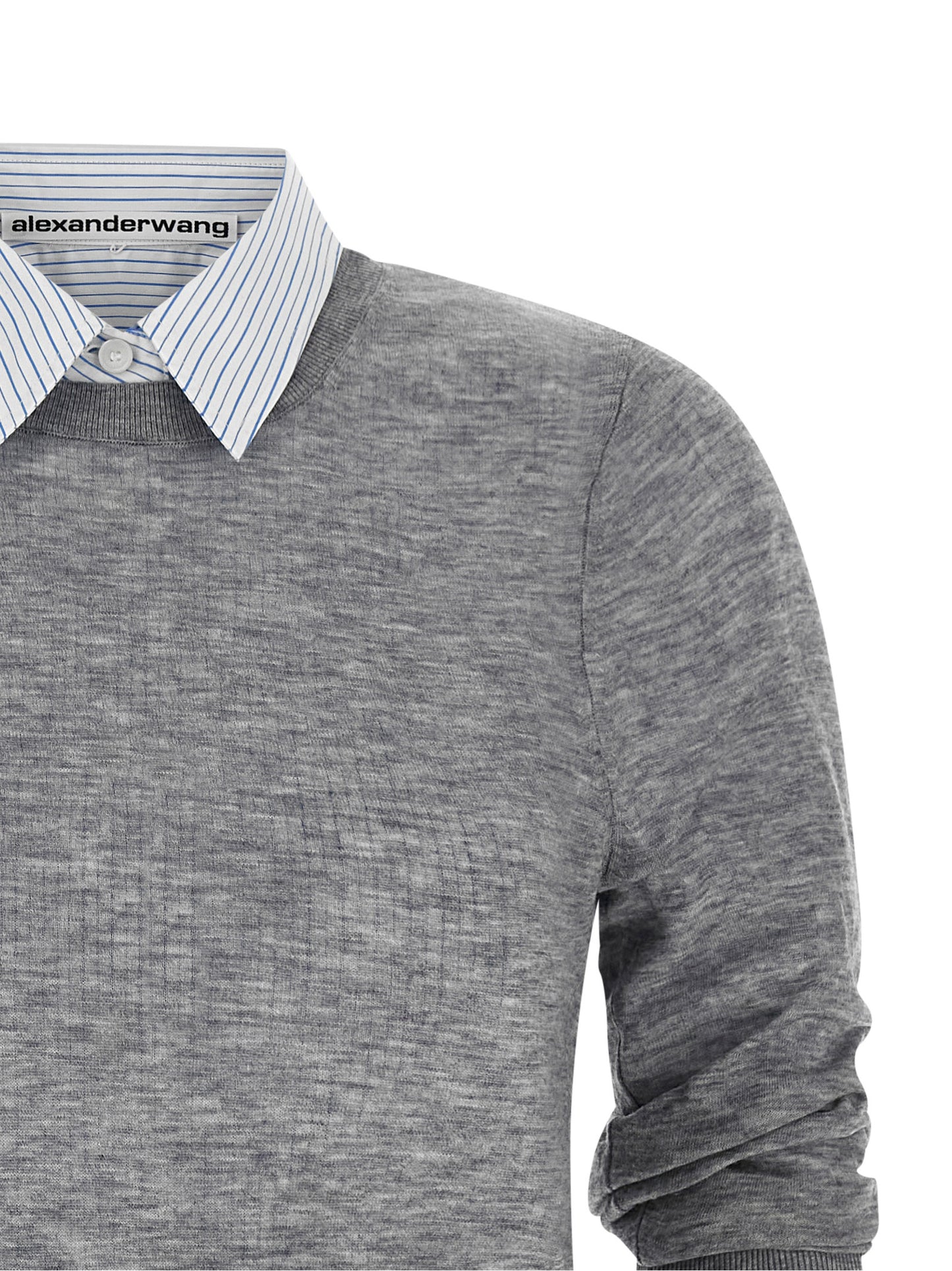 Gray Wool Blouse
