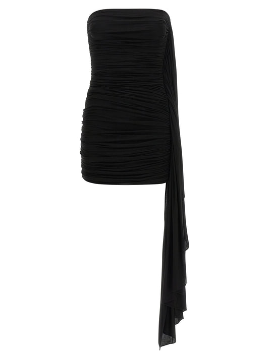 Black Copper Short Dress