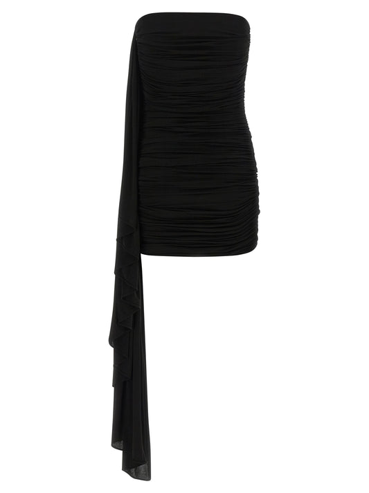 Black Copper Short Dress