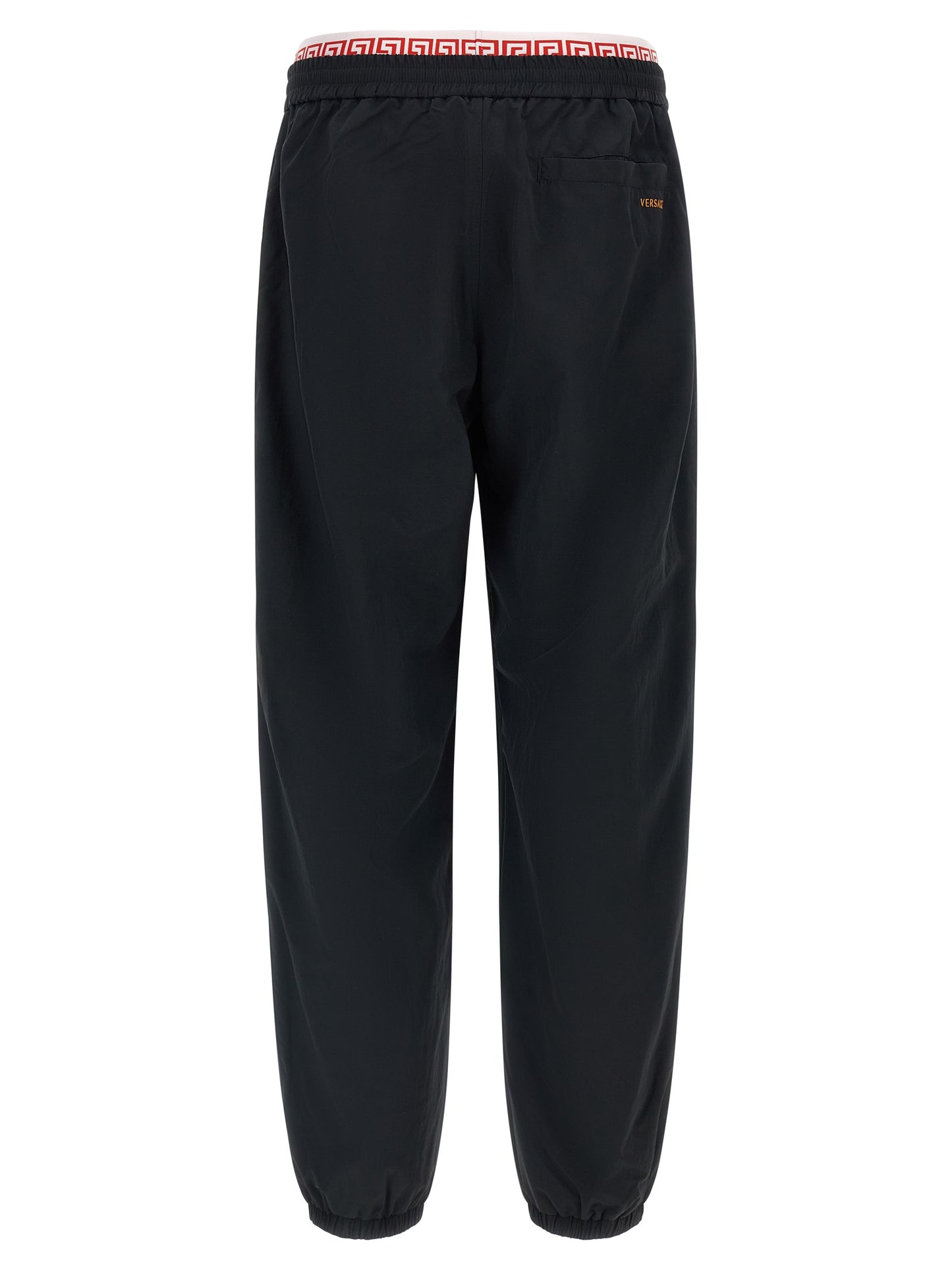 Black Polyamide Joggers (Workout Pants)
