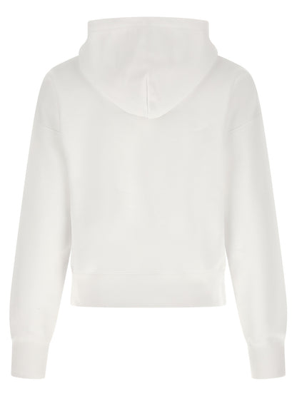 White Cotton Hoodie