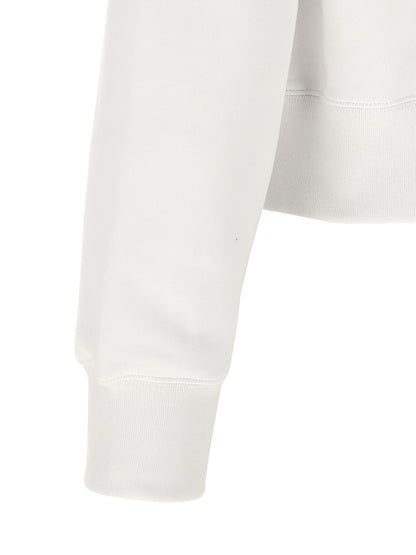 White Cotton Hoodie