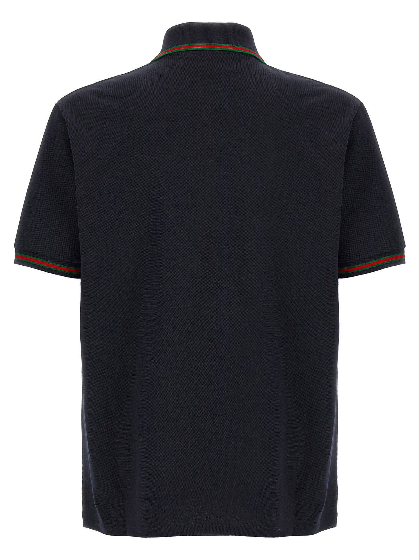 Blue Cotton Polo Shirt