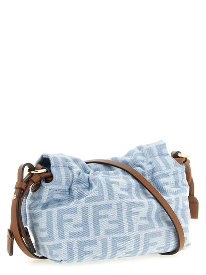 Blue Cotton Handbag