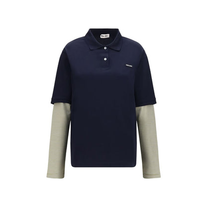 Blue Cotton Sweatshirt