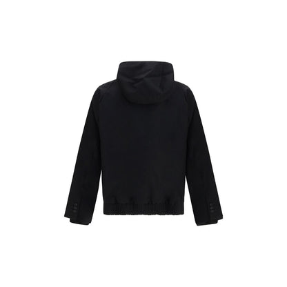 Black Wool Oves Aries Full-Length Jacket