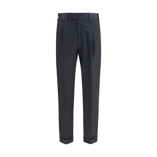 Gray Wool Oves Aries Casual Pants
