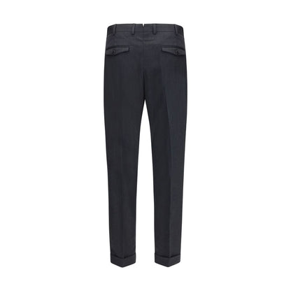 Gray Wool Oves Aries Casual Pants
