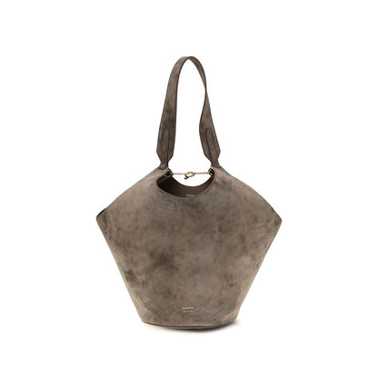 Beige Calf Leather Bos Taurus Shoulder Bag