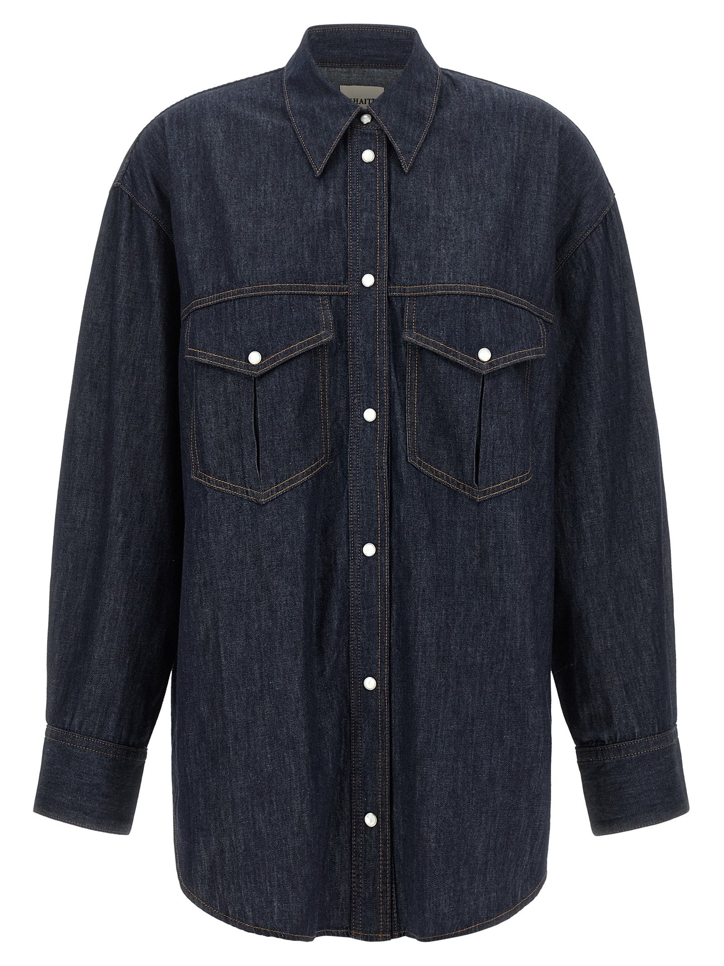 Blue Cotton Blouse