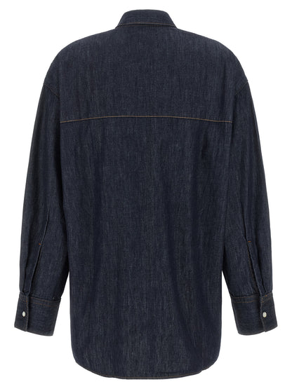 Blue Cotton Blouse