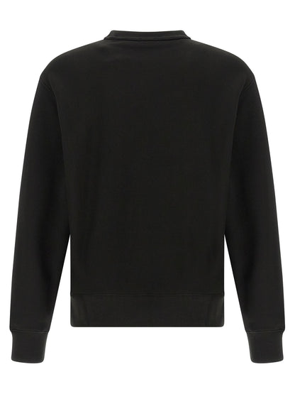 Black Cotton Sweatshirt